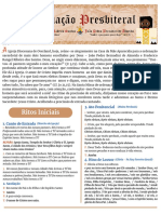 Folheto Celebrativo - Ordenação Presbiteral Diác - João Almeida e Fred Rangel