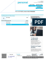 Tu Resumen de Servicios: Tu Saldo Total Es de $ 19,53 y Vence El Día 07/08/2023