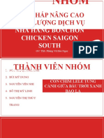 Chất lượng dịch vụ của Bonchon Chicken Saigon South