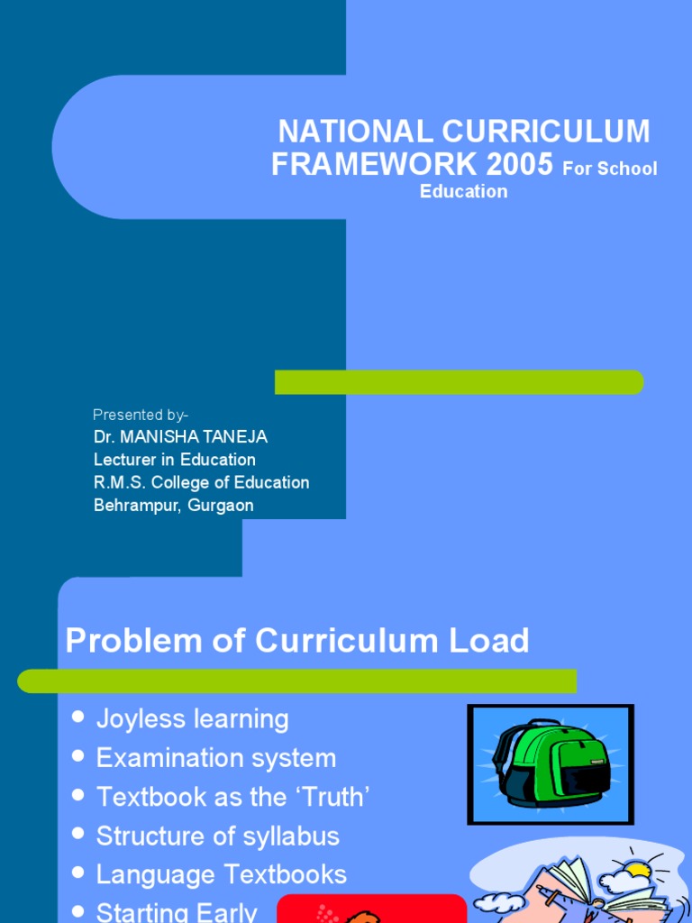 Ncf 2005 Gender Issues In Education Ppt