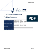 ITNPA3 - Deliverable 1 Template