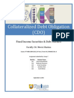 Collateralized Debt Obligation - Report