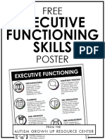 Executive Functioning Skills Classroom Poster