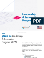 Leadership & Innovation Program 2019