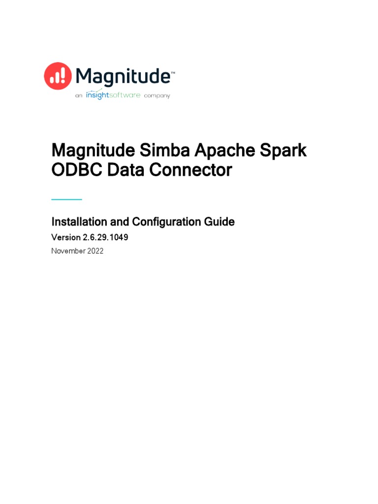 Simba Apache Spark ODBC Connector Install and Configuration Guide | PDF