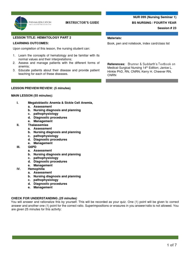 Nursing Seminar 1 SAS Session 23 | PDF