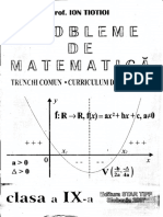 Probleme de matematică. Clasa a IX-a - I. Tiotioi (2007)