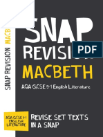 GCSE Snap Revision Guide To Macbeth