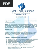 Hoch Tech Solutions: We Think Beyond Your Imaginations!