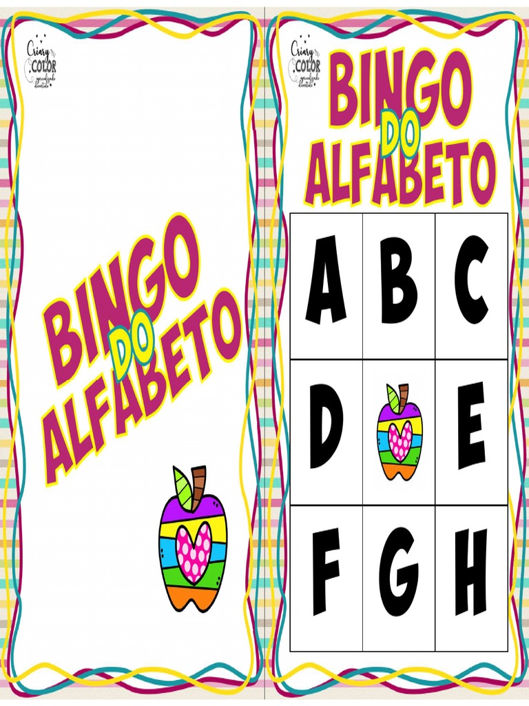 Bingo do Alfabeto para Imprimir | PDF