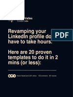 20 Proven Templates To Revamp Your Profile in 2 Mins