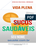 Ebook PLR Sucos Saudaveis Sua Vida Plena Mais Imunidade