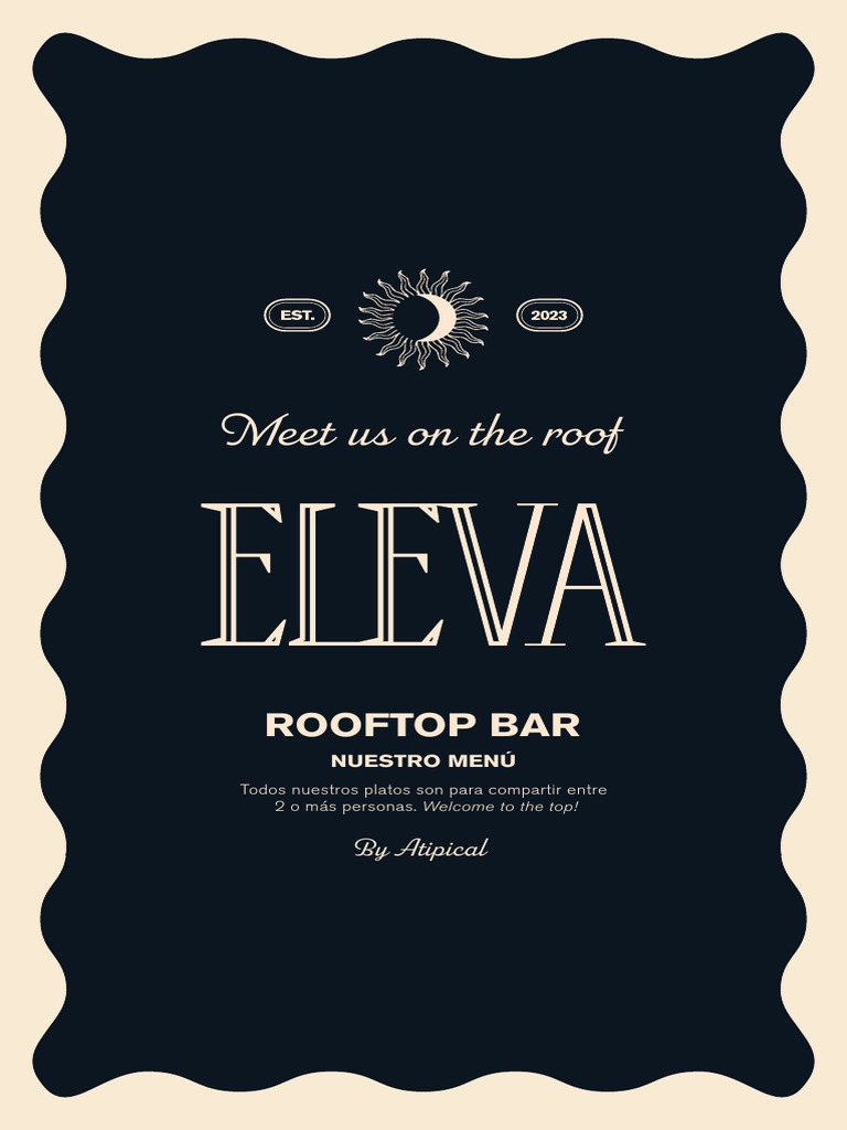 Menu Eleva Rooftop Bar 0423 | PDF