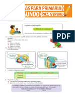 Analogías Tema y Ejercicios