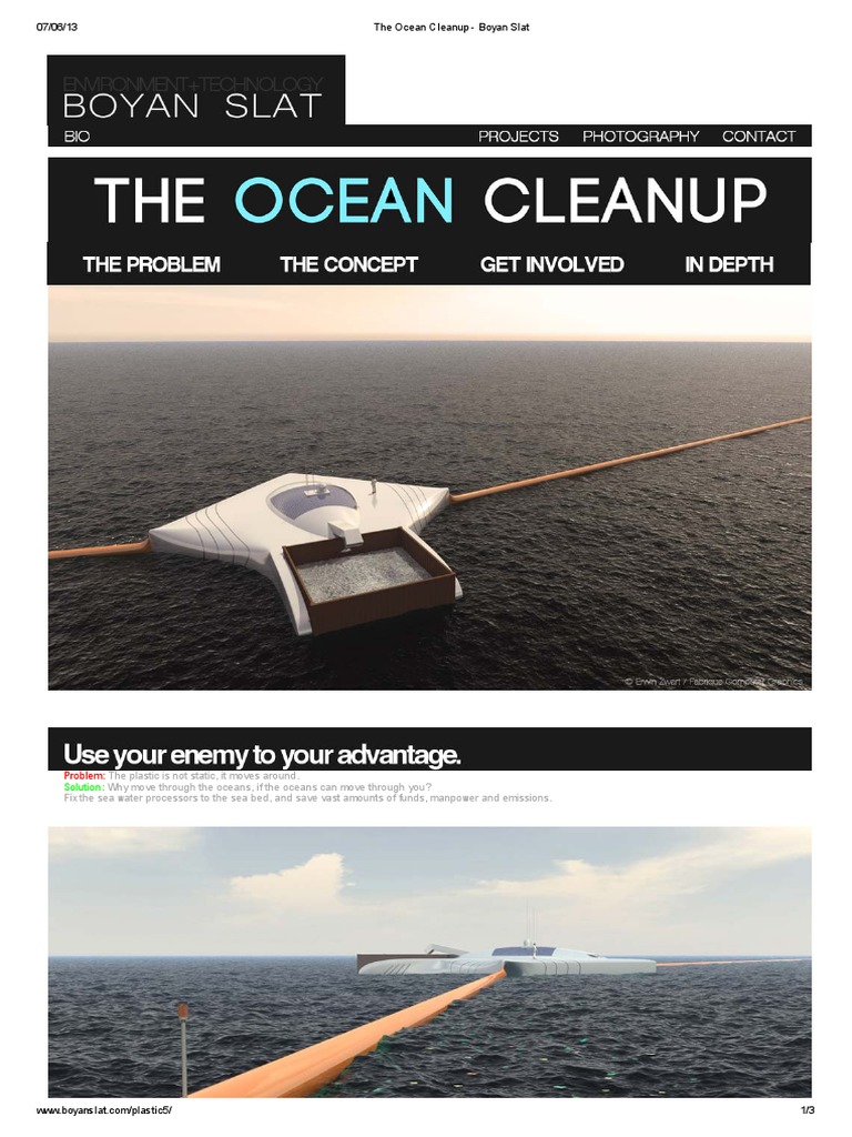 Ocean Cleanup Solutions by Boyan Slat | PDF