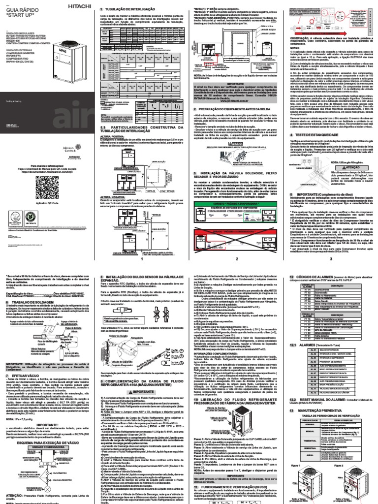 HMIS-SPL001 Rev05 Jul2023 Guia Rápido de Instalação Splitão | PDF