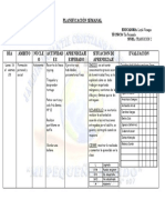 Planificacion Motricidad Semana Del 23 Al 27 de Mayo 2016