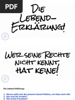 Die Lebenderklaerung