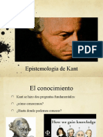 Epistemología de Kant