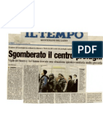 Vigili Del Fuoco e Asl Boccia: Ordinanza Di Sgombero Profughi Libici Di Consorzio Coop TE SA - Il Tempo Quotidiano Del Lazio