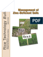 Management of Zinc Deficient Soils