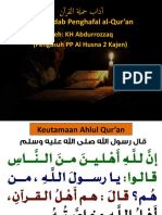 Adab Penghafal Al Qur'an