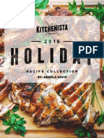 The Kitchenista Diaries 2016 Holiday Recipe Collection