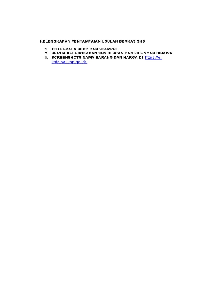 Usulan SHS 2024 PDF