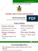 ME 281 Lecture 2 Slides (Atomic Structure and Bonding)