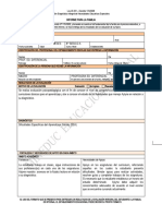 Informe A La Familia Dea8° Básico - A