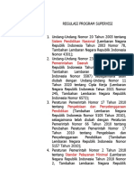 Regulasi Terbaru Untuk Program Supervisi