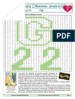 Modernismo - Geração de 22 - Caça-Palavras