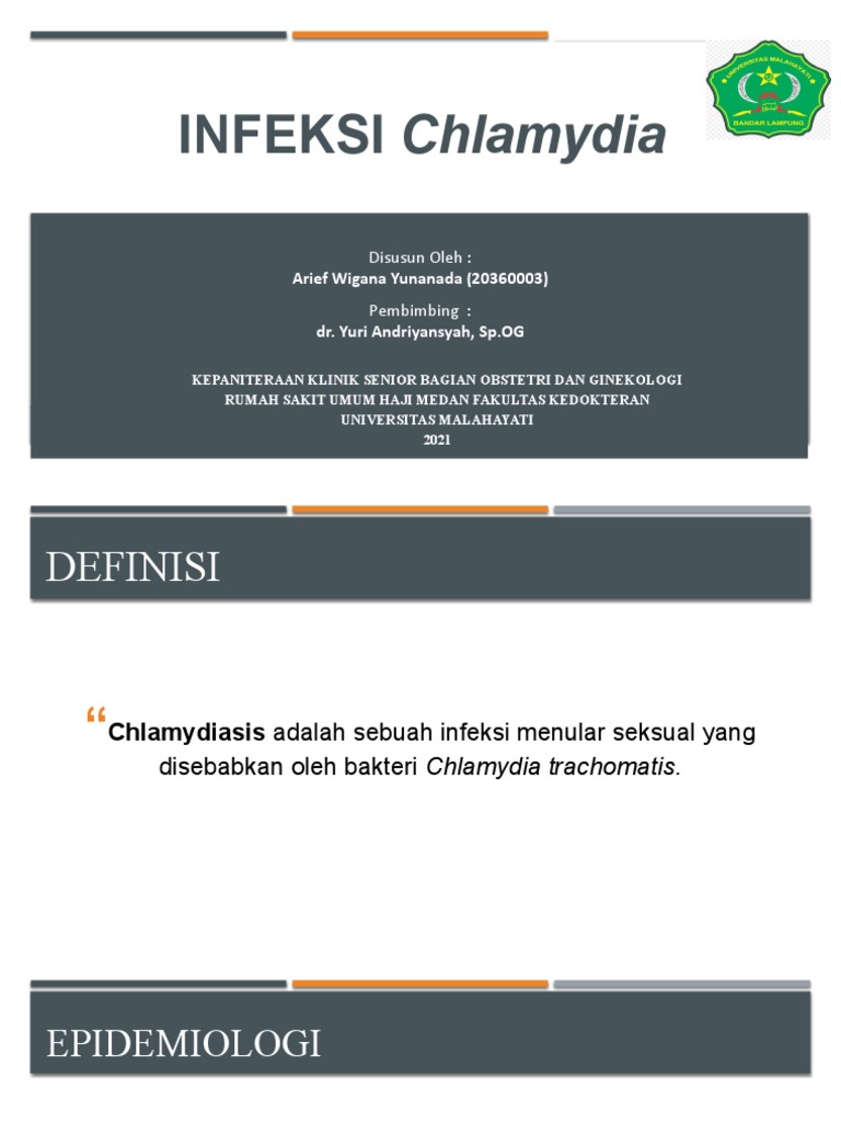 Infeksi Klamidiasis Rev | PDF