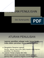 XIV. Aturan Penulisan