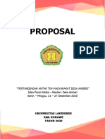 Proposal Kegiatan Olahraga Desa Amberi