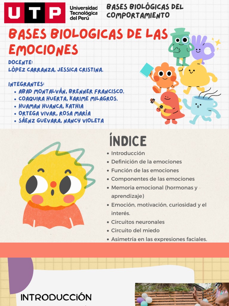 Bases biológicas de las emociones | PDF | Las emociones | Sistema límbico