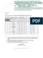 Formulir Pendaftaran Ekstrakurikuler