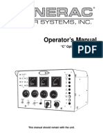 0C4205 Rev B Panel C Option Operator's Manual