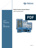 Platelet Incubator Operation Manual 360093 1