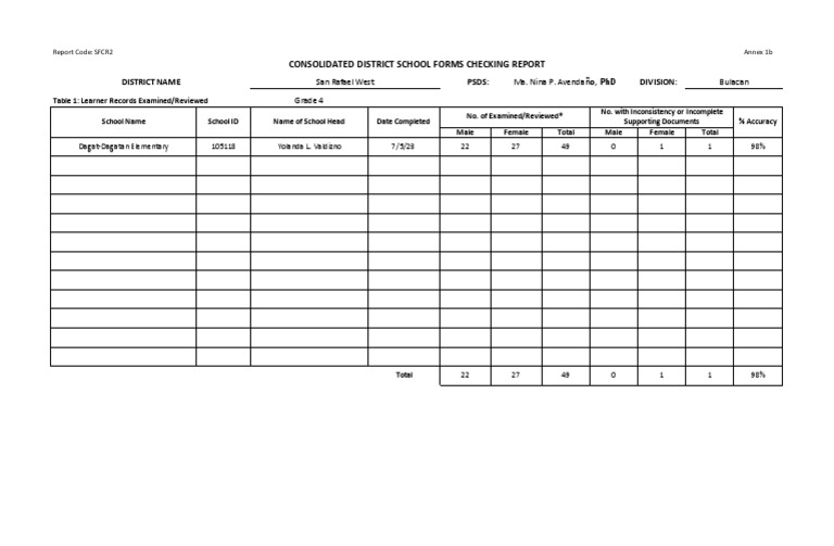 SFCR 3 Form Review Summary | PDF
