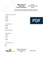 NMAT Inductive Reasoning Practice Questions Set 3