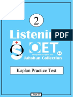 Jahshan Oet Listening 2 Kaplan Practice