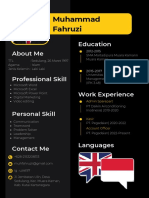 Black and Yellow Professional CV Resume