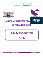 14 Neonatology SBA