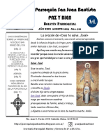 Boletín Parroquial / Agosto 2023