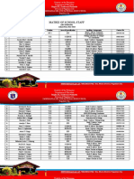 Matrix of School Staff