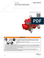 867-42T-20 Pilot Operated, Pressure-Reducing Valve: Warning