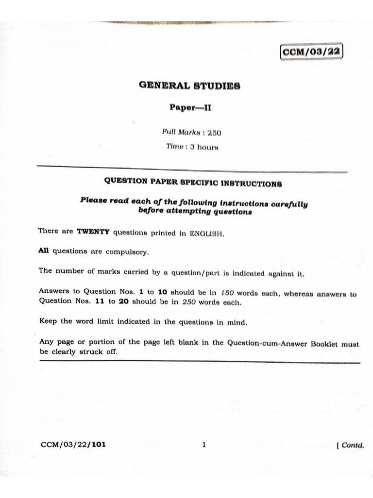 GS 2 | PDF