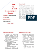 Factores de Riesgo y Protectores Ante El Consumo de Drogas