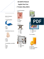 K1 English Final Test